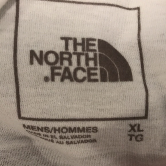 T-Shirt The North Face White/Black Oversized Vintage - Picture 3 of 3